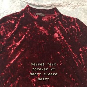 Velvet shirt